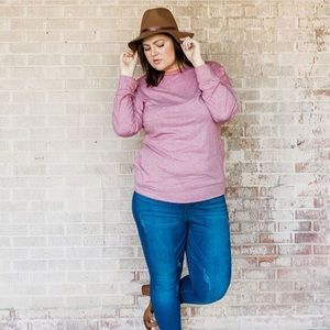 Amelia James Dusty Pink Westerly Top Tunic